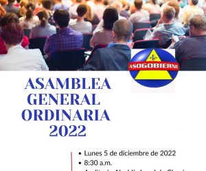 CONVOCATORIA ASAMBLEA GENERAL ASOGOBIERNO 2022